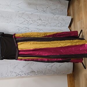 Elegant Multicolor Maxi Dress